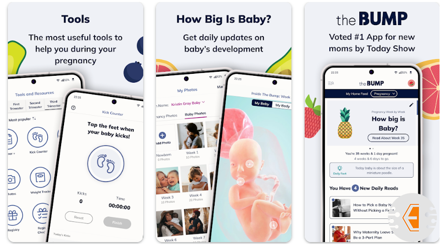 برنامج متابعة الحمل The Bump—Pregnancy Tracker