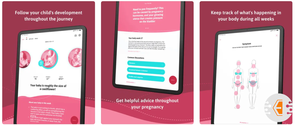 برنامج متابعة الحمل Belly—Your Pregnancy App